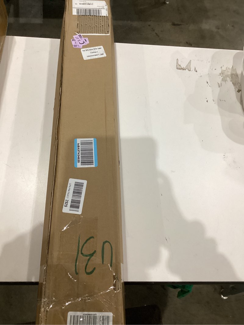 Condition photo showing New/Like New for LazBlinds No Tools No Drill Cordless Bamboo Roman Shades, Light Filtering Window Treatment, Roll Up Bamboo Blinds for Windows 38'' W x 48'' H, Eastfield Teak Light Filtering-eastfield Teak 38" W x 48" H