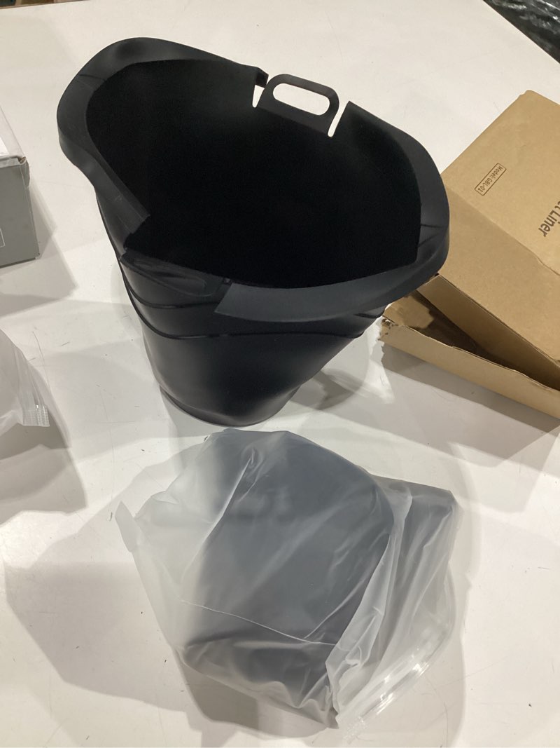 Condition photo showing New/Like New for 2pcs reuasble silicone grease bucket liners compatible for traeger/pit boss ect/oklahoma joe' /green mountain grill drip tray bucket liner for pro pellet wood smoker grill accessories?orange? 2pcs liners orange
