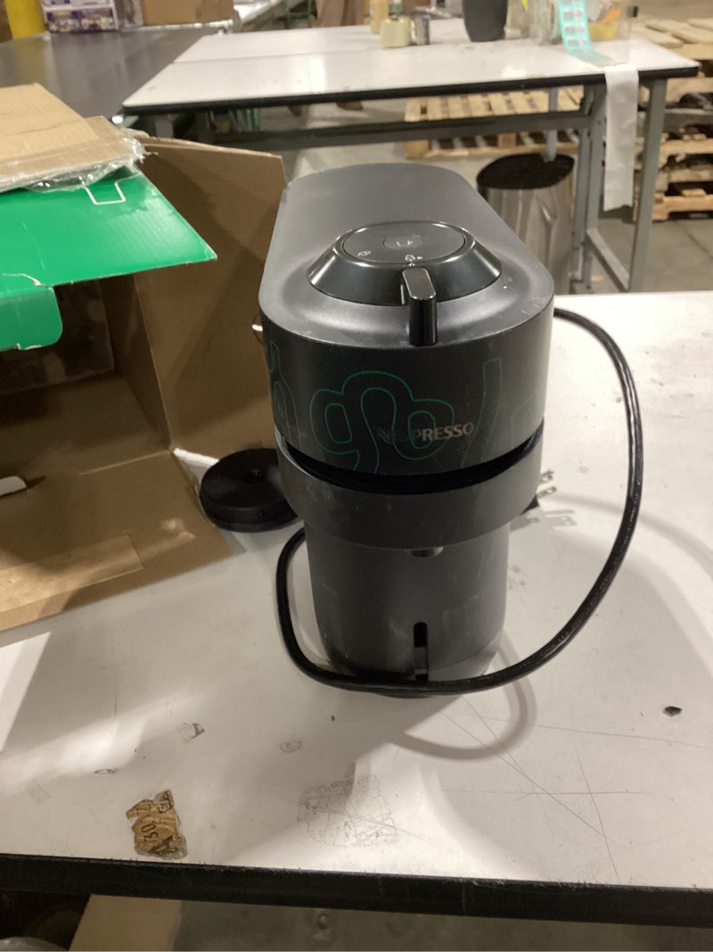 Condition photo showing As Is for Nespresso Vertuo Pop+ Coffee and Espresso Maker by Breville, Coconut White
