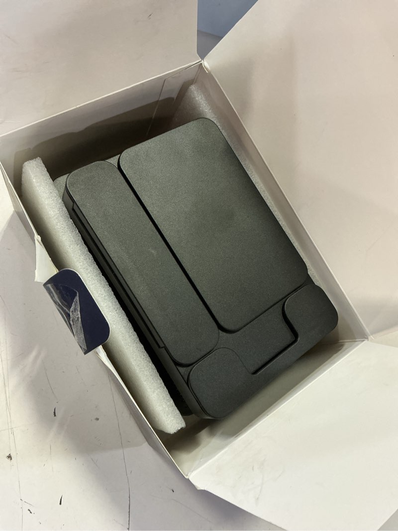 Condition photo showing Good Condition for TuneEIf Wireless Induction Bluetooth Speaker, 5-in-1 Foldable Phone Holder, 1500mAh Emergency Charging, Colorful LED Ambient Light, Tech Gadgets Gifts for Men Women, for iPhone Android Tablet, Black