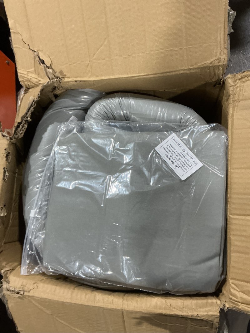 Condition photo showing New/Like New for MAXYOYO 6" Extra Thick Japanese Floor Mattress Futon Mattress, Foldable Tatami Pad for Adults, Roll Up Floor Bed for Guest Room Bedroom RV, Dark Grey, Queen Queen Dark Grey