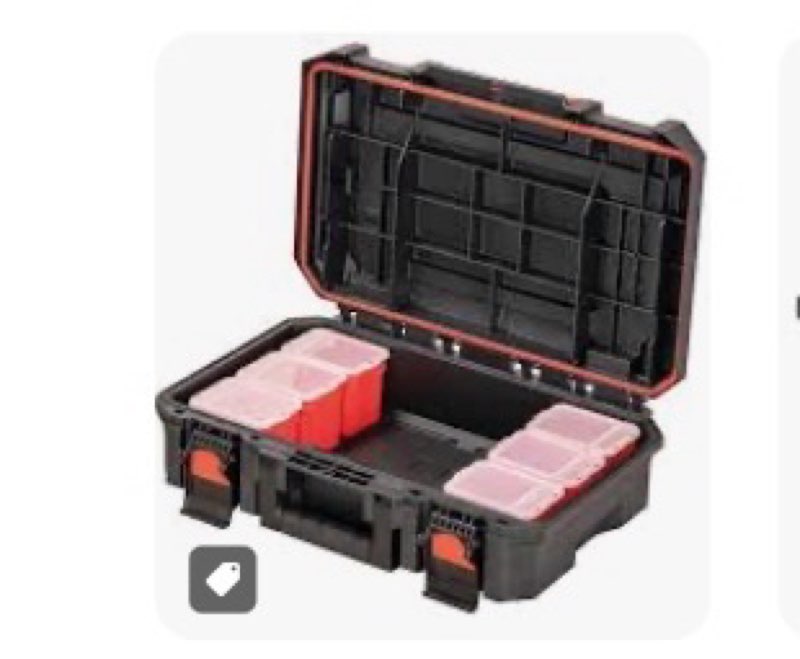 Craftsman Tradestack Pro 21.6-in Black Plastic Suitcase CMST21415