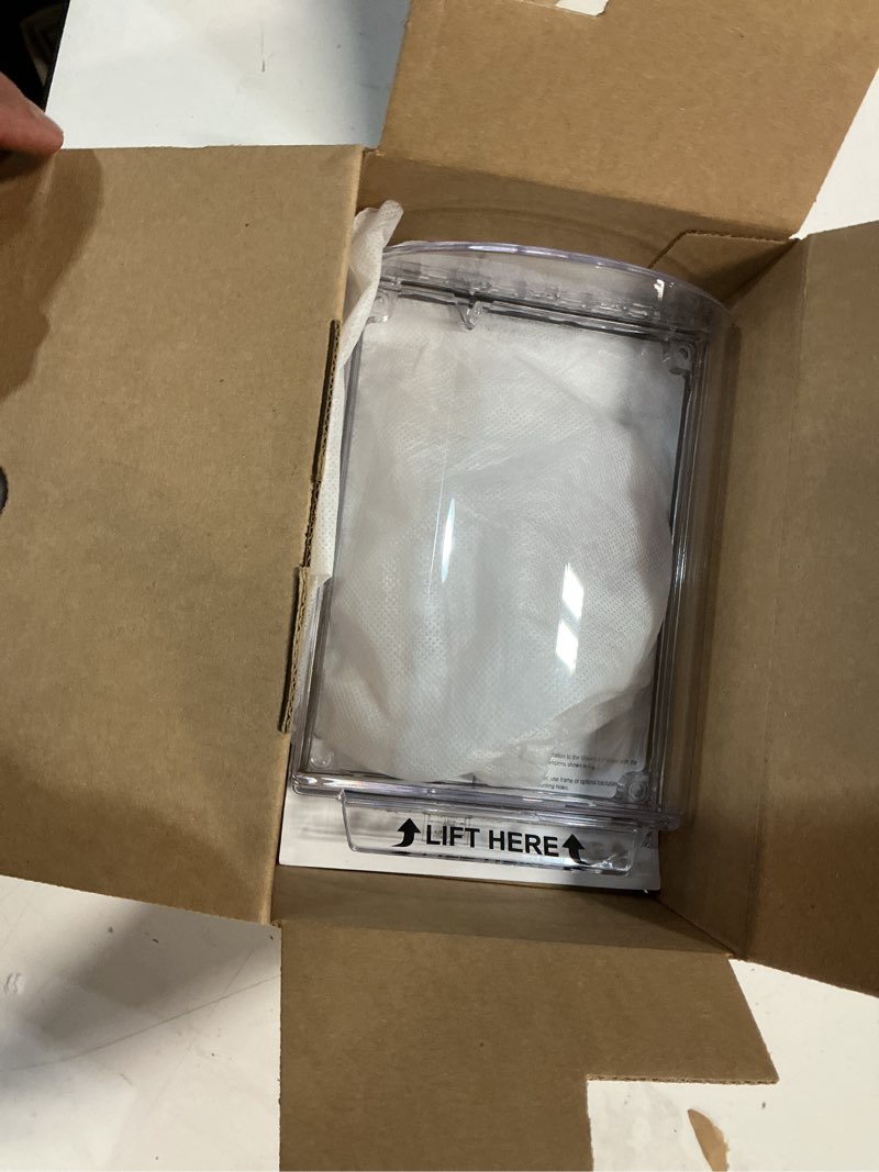 Condition photo showing Good Condition for safety technology international, inc. sti-13000nc universal stopper without horn housing, flush, clear , white
