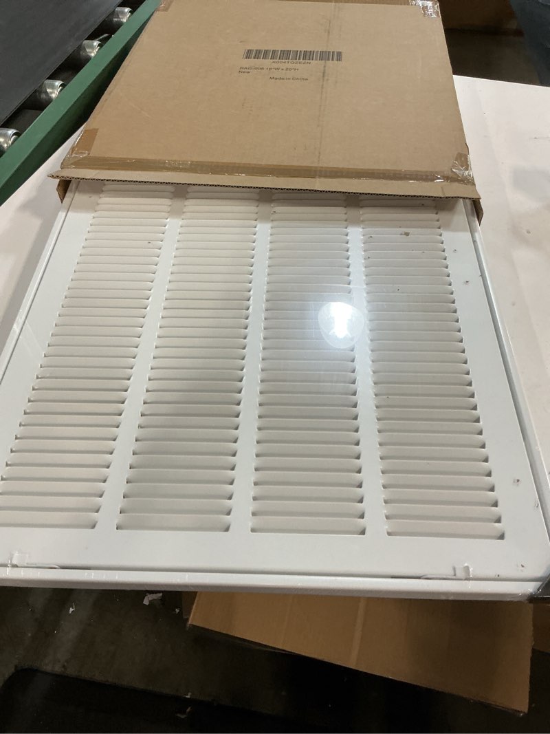 Condition photo showing New/Like New for return air grille vent cover grill for wall and ceiling,air return vent cover fits duct opening 16"w x 20"h, hvac a/c cold air intake grille 16''w×20''h