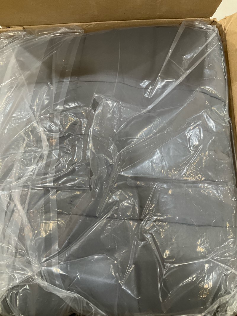 Condition photo showing Good Condition for Weighted Blanket for Adults - 15lbs 48"x72" Cooling Heavy Blanket for 120-160lbs with Premium Glass Beads - Soft Thick Big Blankets for All-Season Sleeping Comfort Breathable?Grey? 48” x 72“ 15lbs