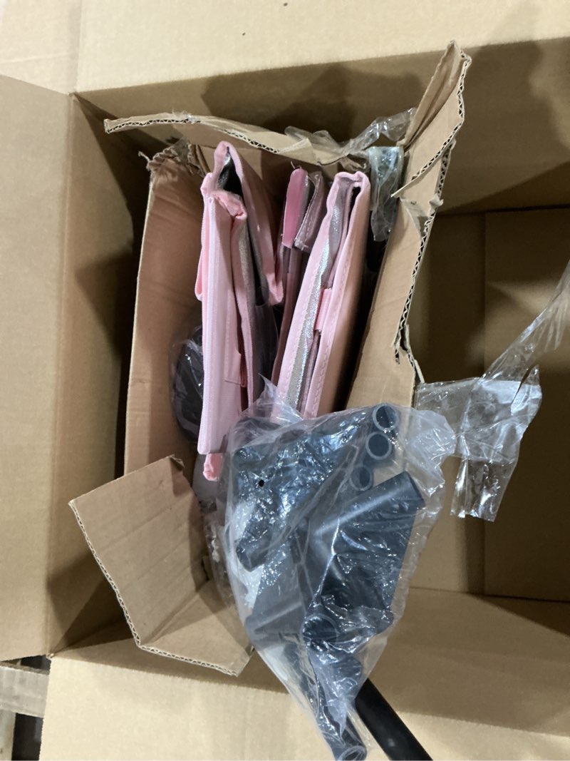 Condition photo showing As Is for Upgraded Heated Cat House for Outside Escape Door, Highly Insulated Heated Outdoor Cat House Waterproof Awning, Weatherproof Outdoor Feral Cat Shelter for Stray Winter 22.0"L x 12.0"W x 20.0"H Peach Pink