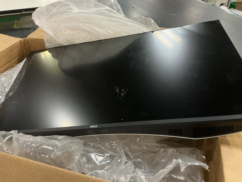 Condition photo showing As Is for dell 27 plus 4k monitor - s2725qs - 27-inch 4k (3840 x 2160) 120hz 16:9 display, ips panel, amd freesync premium, srgb 99%, integrated speakers, 1500:1 contrast ratio, comfortview - ash white 27 inches s2725qs hdmi
