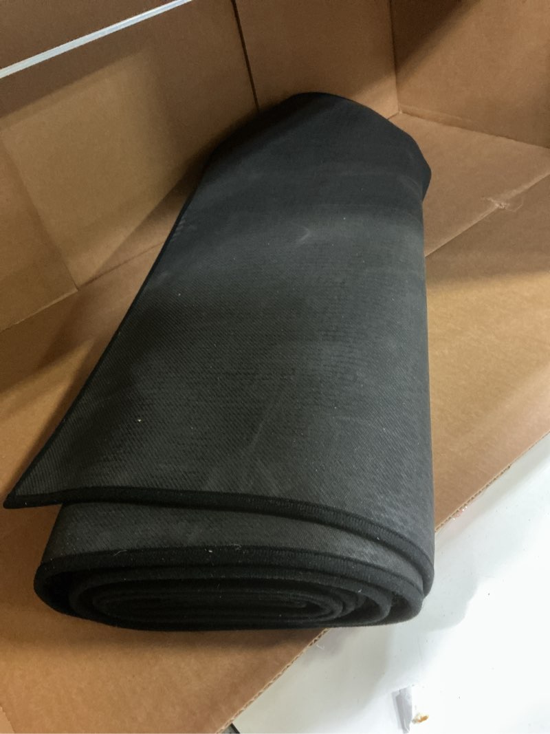 Condition photo showing Good Condition for goylser 15ft jute hallway runner rug non slip washable, rubber backed absorbent laundry rugs laundry room runner, black long entry runner 2'4" x 15' (rectangular) black