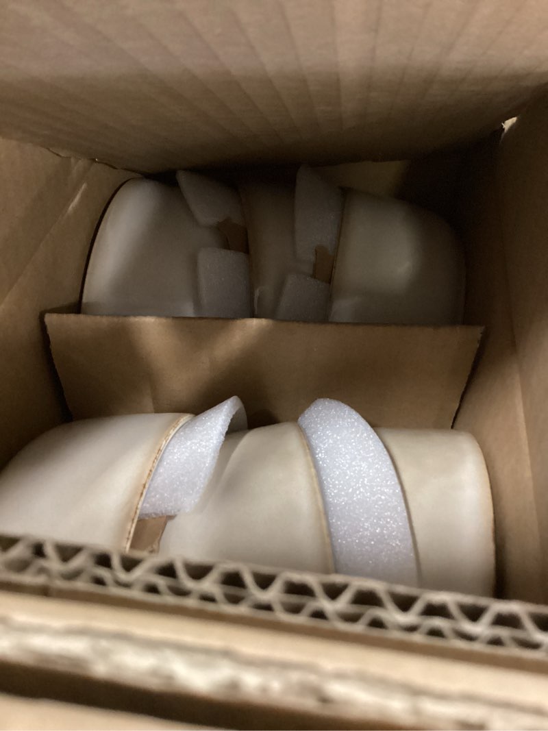 Condition photo showing New/Like New for Ceramic plates & bowls sets 18-piece set in brown or gray  