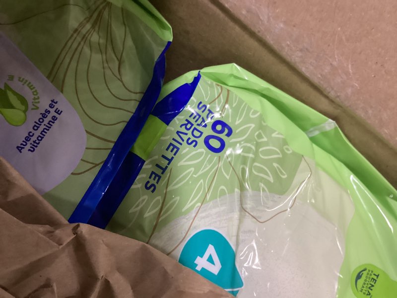 Condition photo showing Good Condition for tena sensitive care incontinence pads, bladder control & postpartum for women, moderate absorbency, long, 180 count regular 180