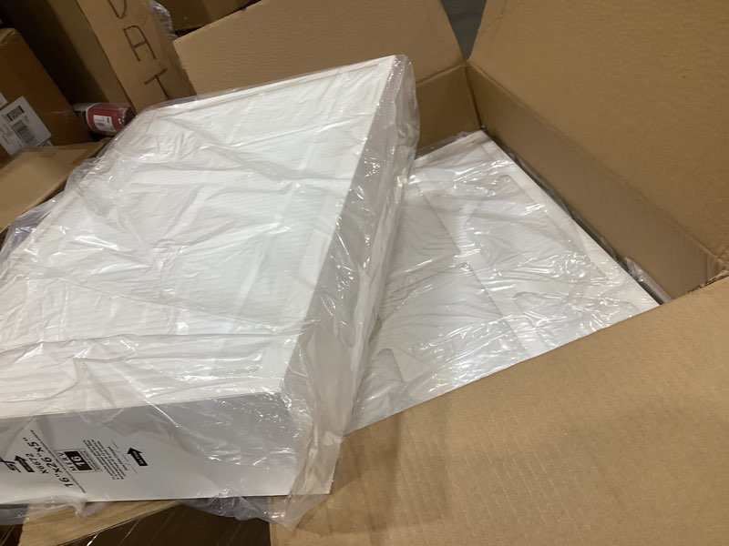 x6672 merv 16 filter - 16" x 25" x 5" fo compatible with lennox x6672 filter replacement hcc16-28 pa