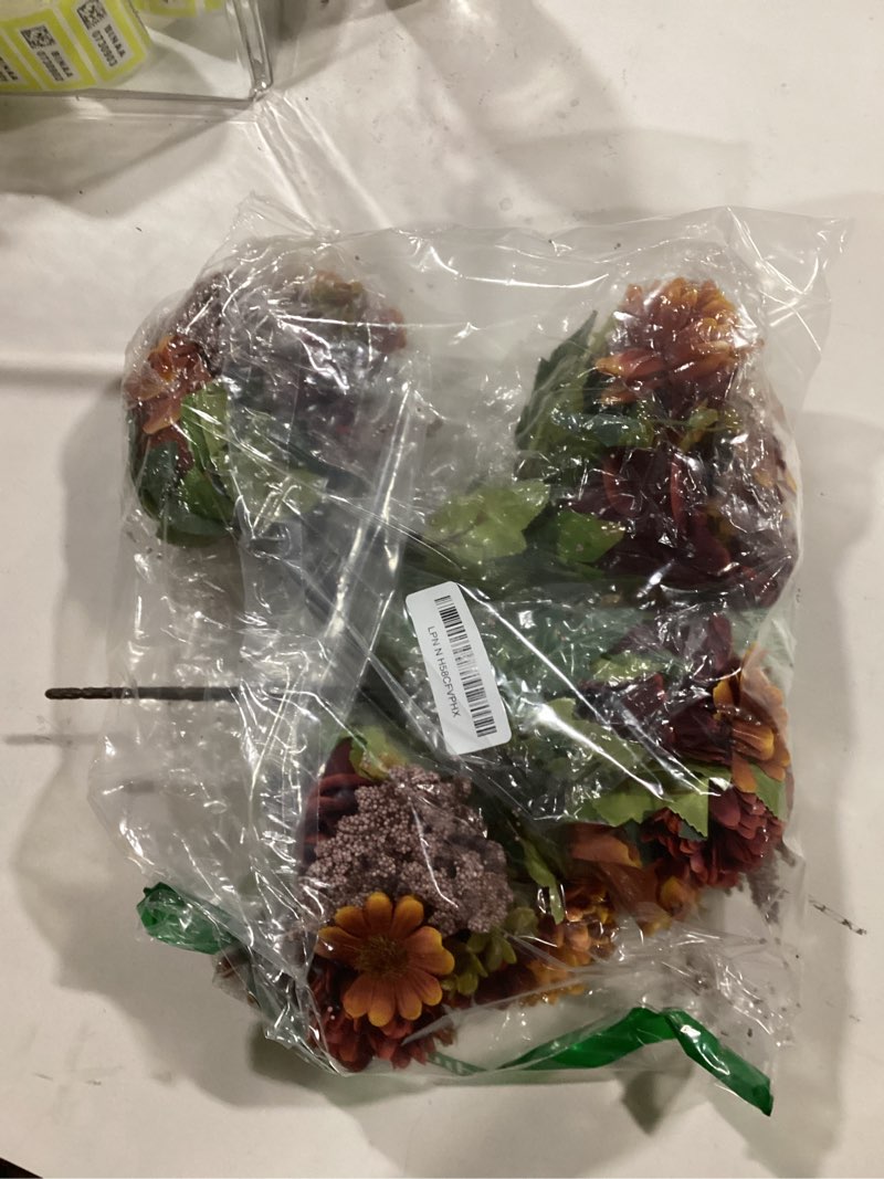 Dremisland Artificial Fall Flowers Like Real Artificial Bouquet 4 Packs Silk Artificial Roses Bouque