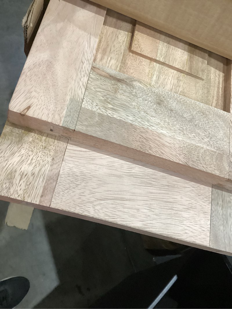 Cashew wood closet door panels-1 pair