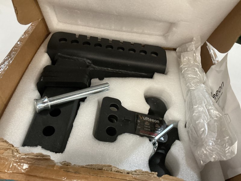 Condition photo showing Good Condition for adjustable trailer hitch, heavy duty drop hitch for 2.5 inch receiver, 6 inch tow hitch, 2" & 2-5/16" ball hitches for trucks, 22,000 lbs gtw, trailer hitches with anti-theft pin