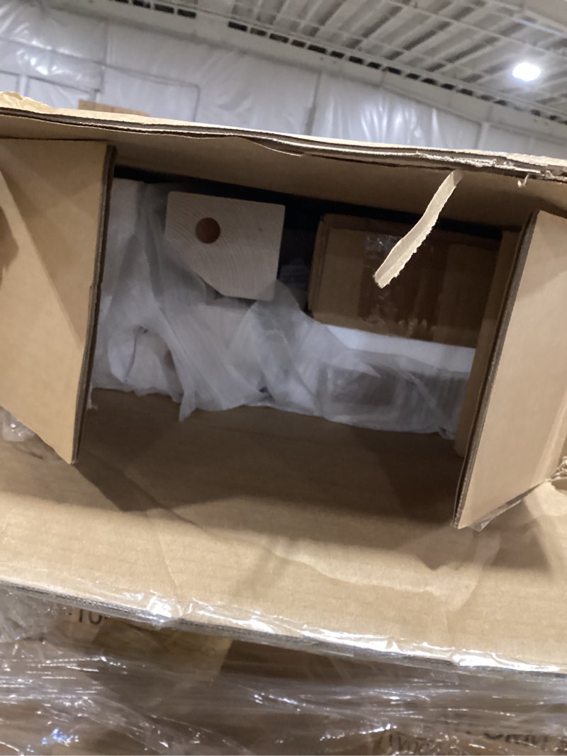 Condition photo showing New/Like New for Luna Wood Platform Queen Frame, 8.5 Inch Solid Wood Platform Bed with Under Bed Storage Space, No Box Spring Needed, Strong Wooden Slat System, Easy Assembly, Bedroom Furniture, White