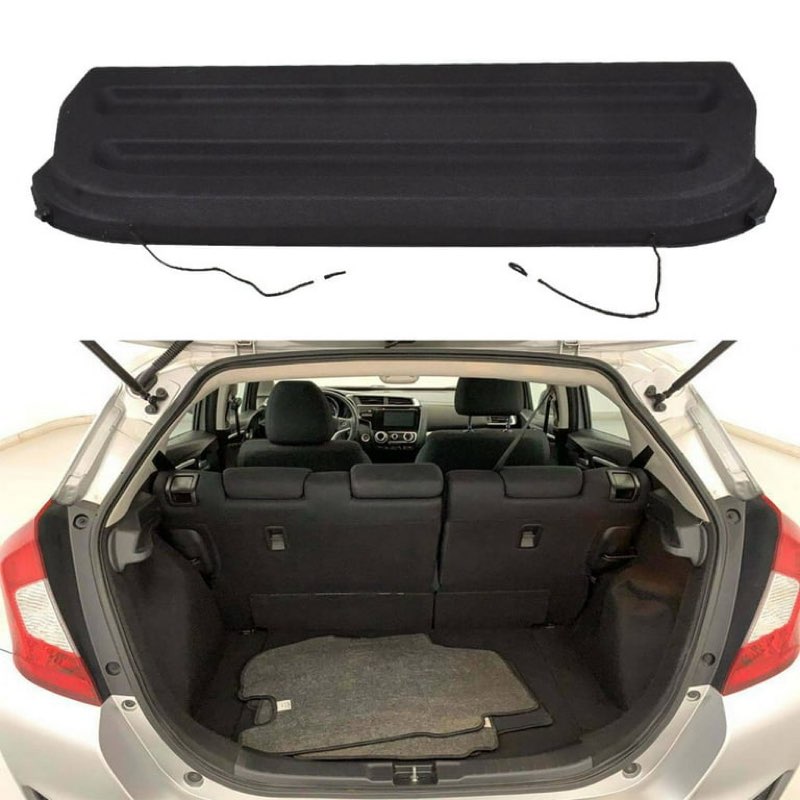 munirater Black Non Retractable Cargo Cover Shield Shade Replacement for 2015-2019 Honda Fit