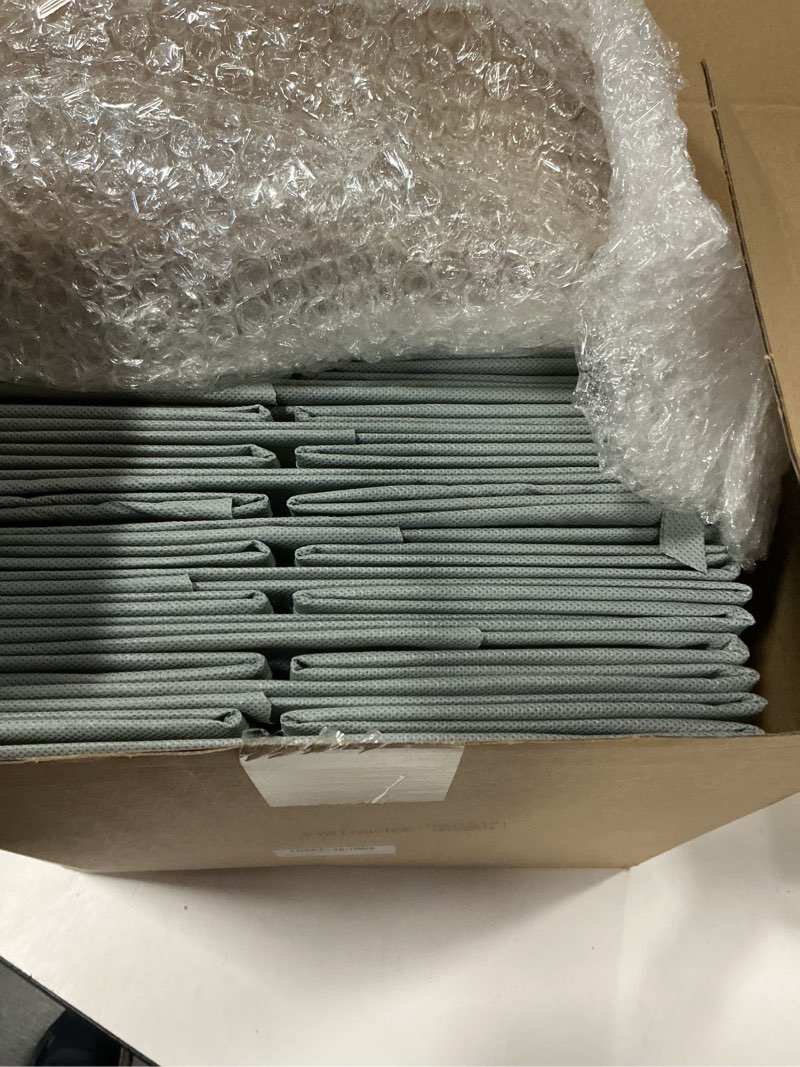 Condition photo showing New/Like New for 9 Pcs11 Inch Fabric Storage Bins Number Cubby Storage Bins with Handles Classroom Book Bins Back to School Supplies Decorations for Office Home Organizer(Grey)