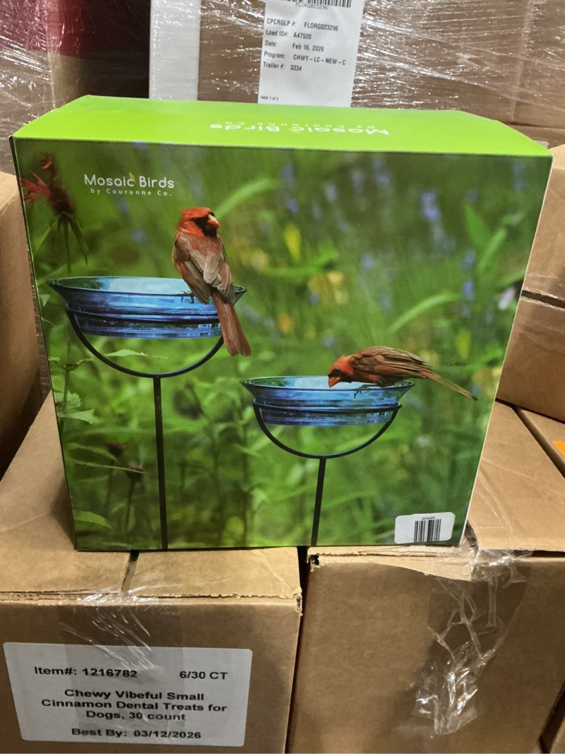 Condition photo showing item condition for Cuban Garden Stake, M429-200-75, 37 Inch Tall, Bluebird Blue