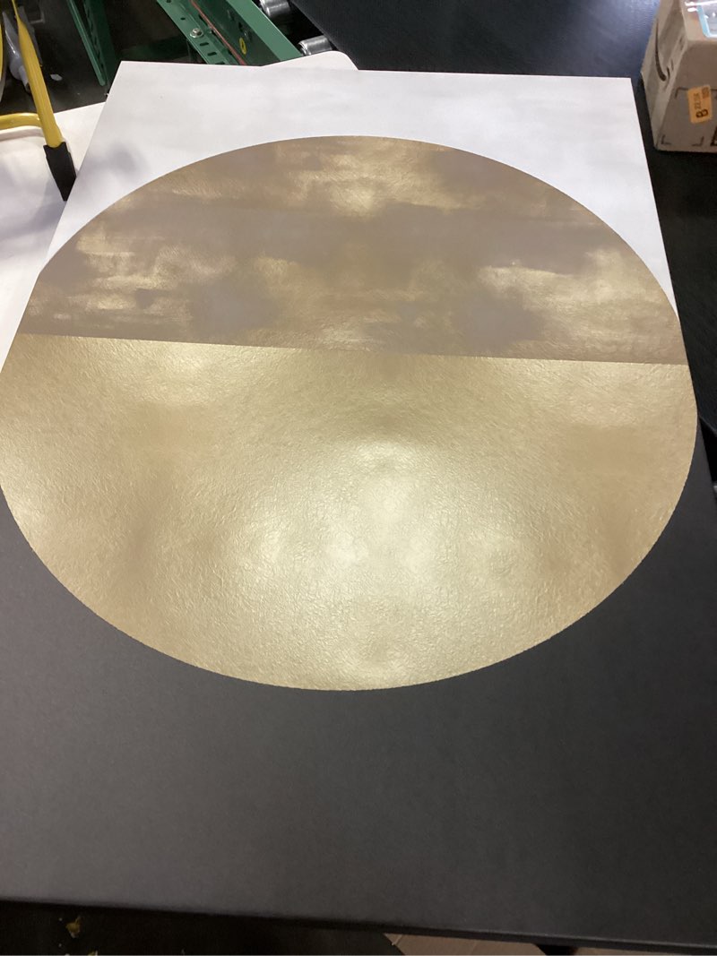 Gold Sphere Overall Size: 39" H x 26" W