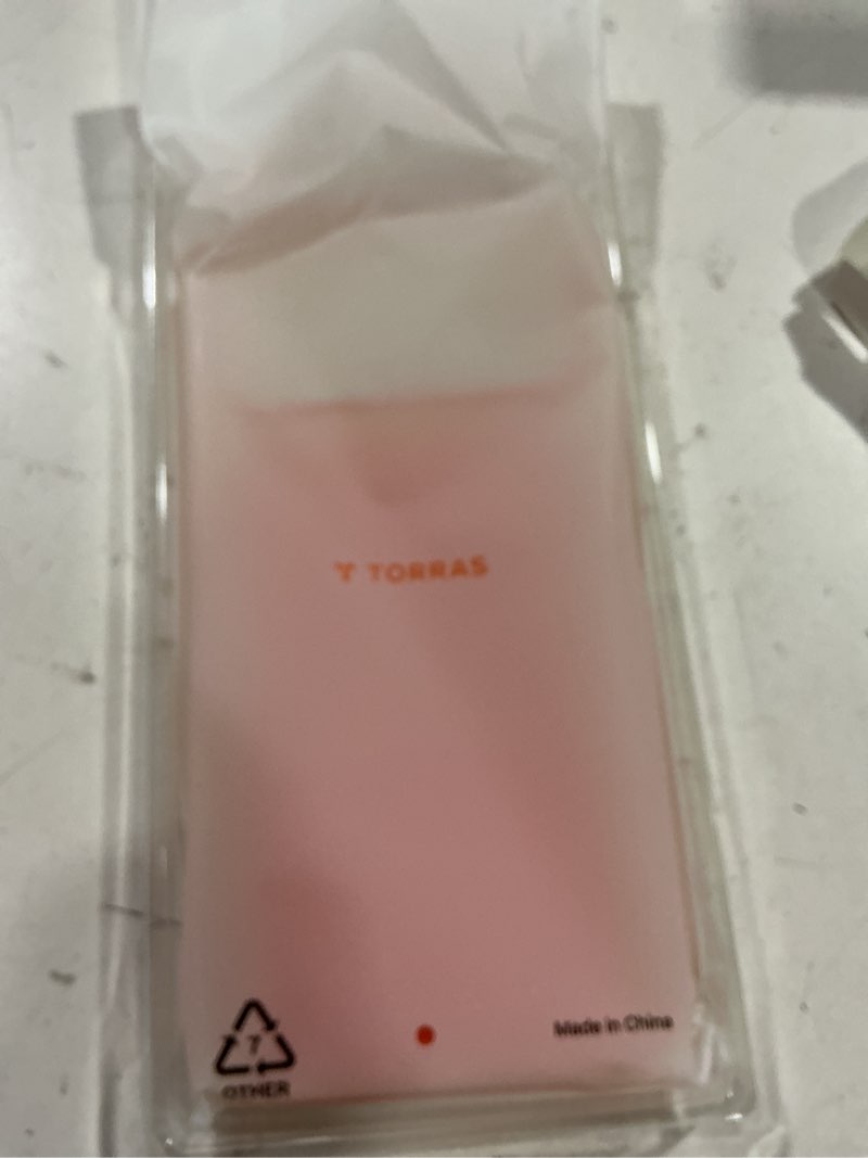 Condition photo showing New/Like New for torras for iphone 17 pro max case crystal orange, [anti-yellowing][military-grade protection], ultra slim anti-scratch back, soft bumper, non-slip protective phone cover, orange 6.9" clear orange for iphone 17 pro max