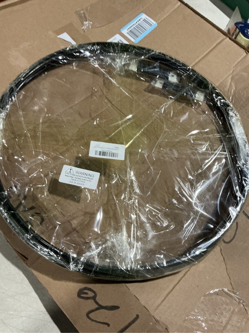 Condition photo showing As Is for 16 pack floral hoops 18 inch metal rings for crafts macrame, dream catcher, diy wreath & candle rings, black black 18 inches
