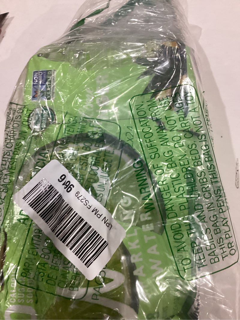 Condition photo showing As Is for Nixie Sparkling Water Organic Lime Ginger Sparkling Water 8 Pack, 12 FZ