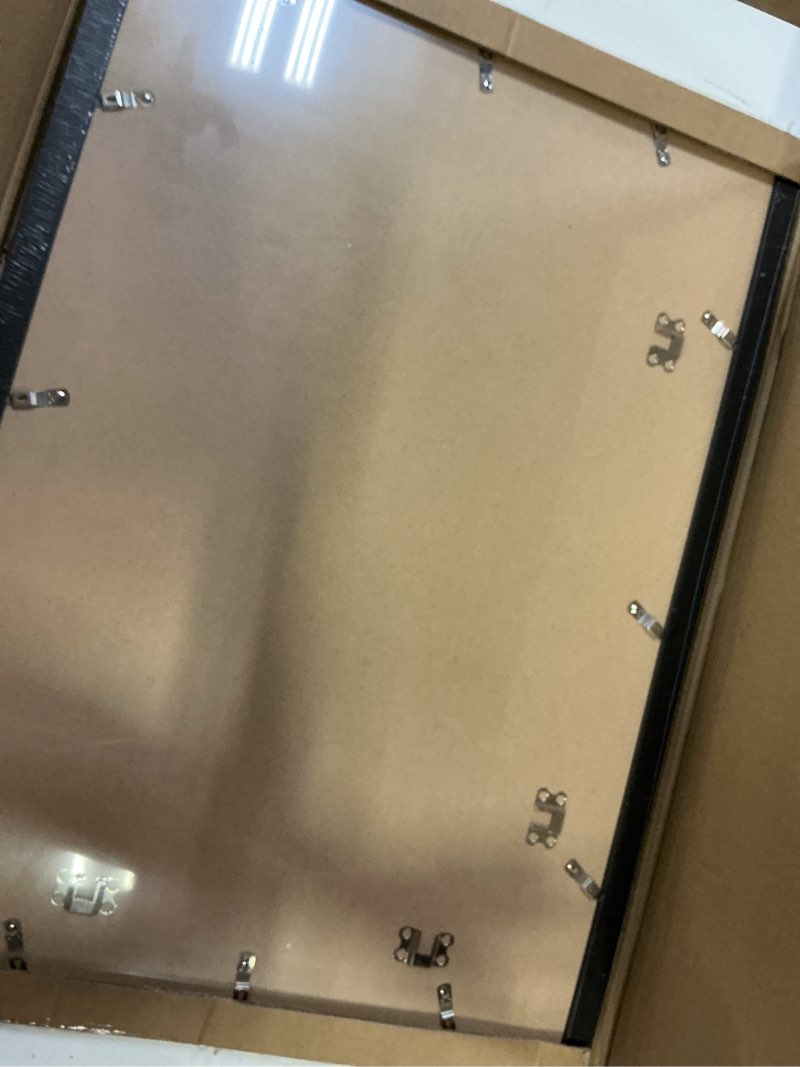 Condition photo showing Good Condition for a2 picture frame black, classic 16.5x23.4 poster frame, horizontal or vertical wall mounting, 1 pack black a2