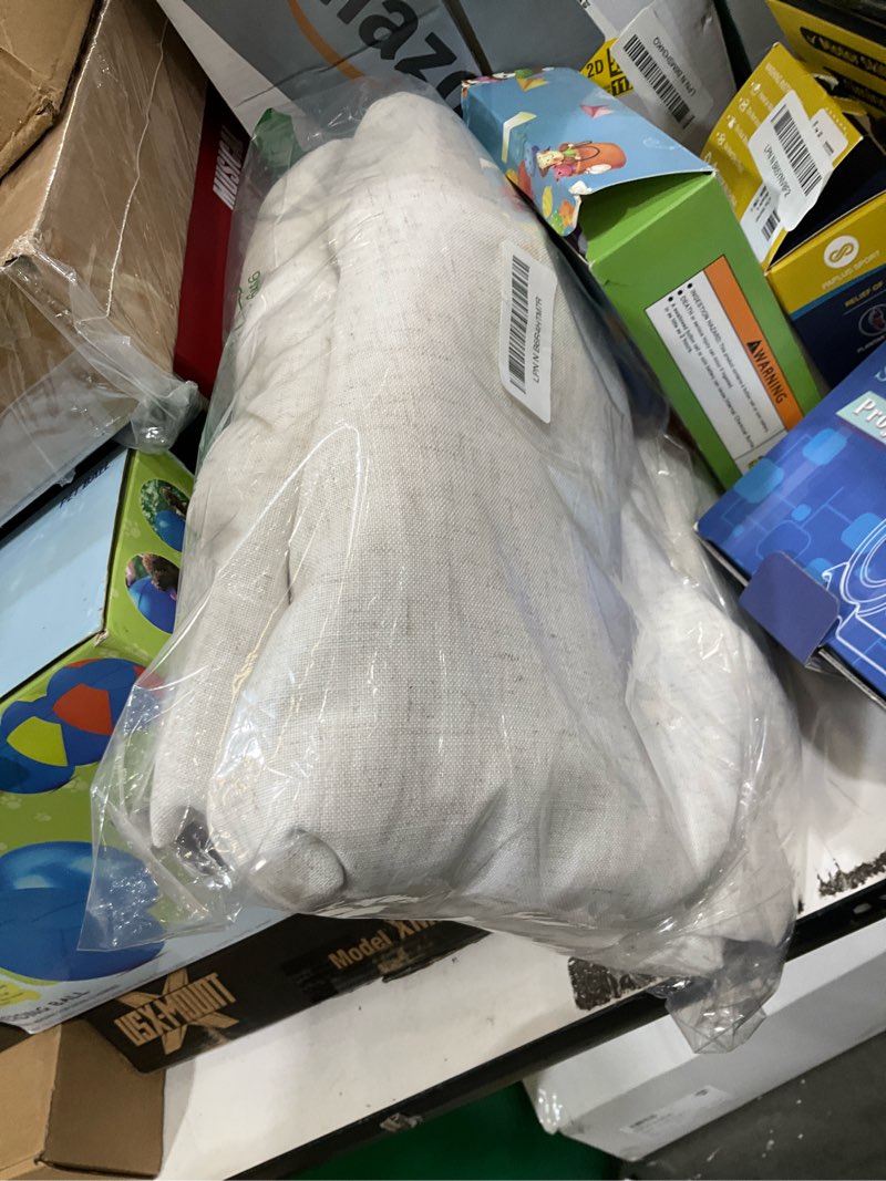 Condition photo showing Good Condition for Extra Long Curtains 120 inch Length 2 Panels Back Tab Neutral Farmhouse Drapes Light Filtering Semi Sheer Linen Curtain 120 inches Long for Floor to Ceiling Window Patio Sliding Door Cream 10 FT 52"W x 120"L (Pack of 2) Natural