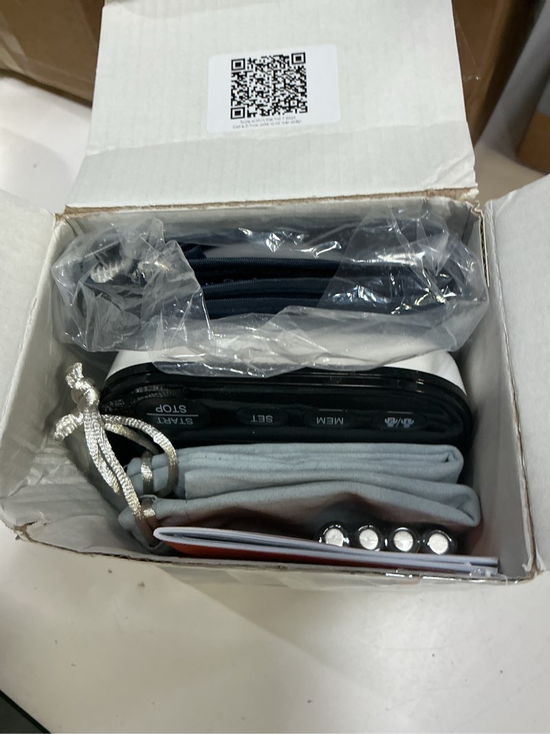 Condition photo showing Good Condition for blood pressure machine, automatic upper arm blood pressure monitor with 2x199 readout, 4.5 inch backlit large screen adjustable large cuff 9 to 17 inches - arrhythmia and home hypertension detector
