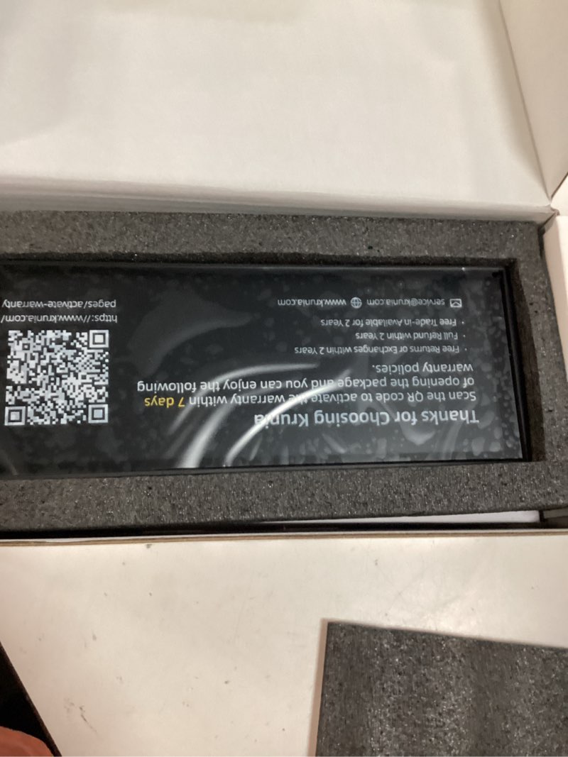 Condition photo showing New/Like New for 9.26" carplay screen for car, wireless portable car play screen for apple carplay & android auto, ota updates, backup camera, bluetooth 5.0, mirror link, voice control, gps navigation, fm black