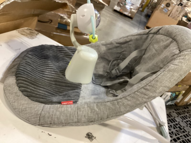 Condition photo showing Good Condition for skip hop baby ergonomic activity floor seat for upright sitting lightweight and travel-friendly silver lining cloud grey age 0+