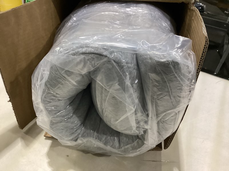 Condition photo showing As Is for *similar* 2~3in memory foam mattress topper queen size extra thick for back pain relief, breathable & cool for hot sleepers, soft pillow top with 8?-21? deep pocket, non-slip for adjustable beds, queen 60\"*80\" memory foam queen