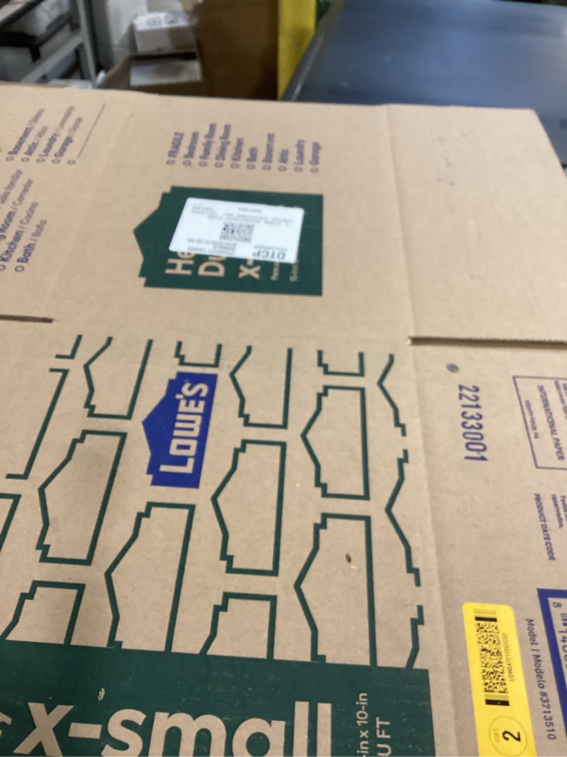 Condition photo showing Good Condition for lowe's 15-in w x 10-in h x 12-in d x-small heavy duty cardboard moving box