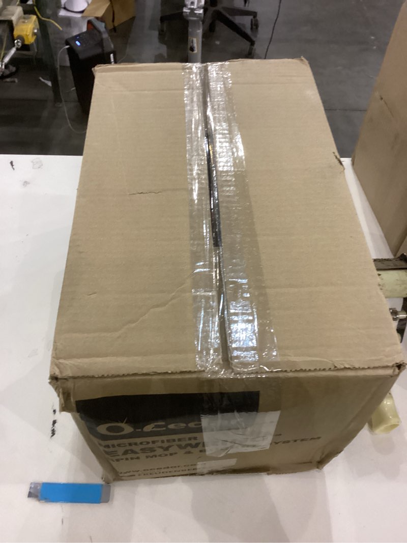 Condition photo showing As Is for Microfiber easywring spin and mop bucket system