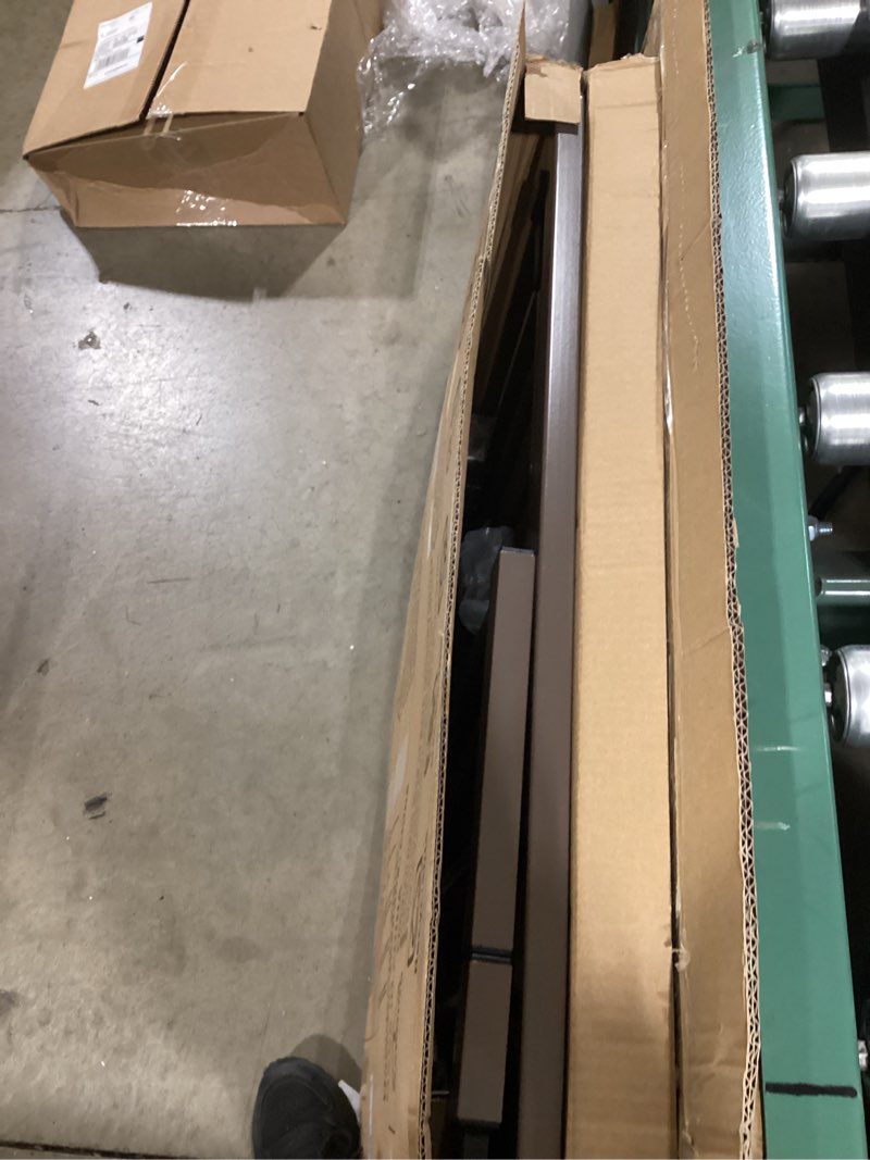 Condition photo showing New/Like New for cumbor 29.7-46" baby gate for stairs, mom's choice awards winner-auto close dog gate for the house, easy install pressure mounted pet gates for doorways, easy walk thru wide safety gate for dog, brown brown 29.7"-46"w x 30.5"h