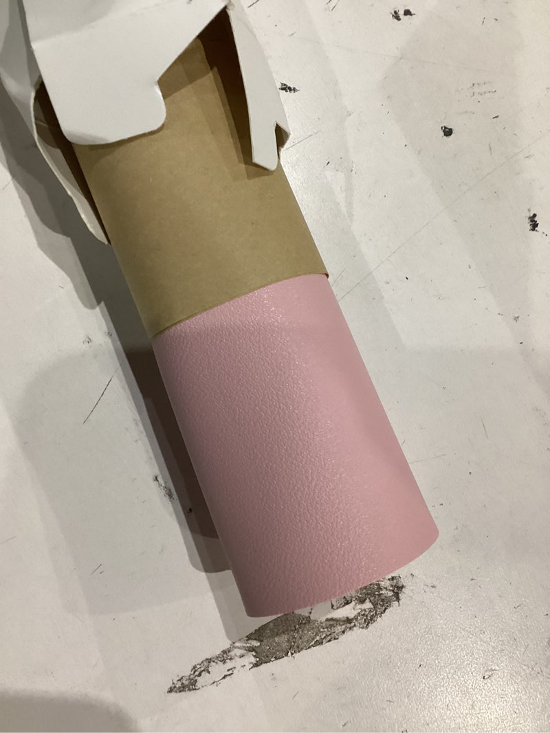 Condition photo showing Good Condition for ysagi leather desk protector, office mat, large mouse mat, non-slip pu leather blotter, laptop pad, waterproof writing pad for office and home (light pink, 23.6" x 13.8") light pink 23.6" x 13.8"
