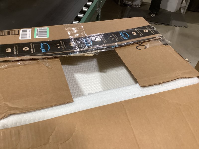 Condition photo showing Good Condition for Bedluxe Wedge Pillow, 10 inch Bed Wedge Pillow for Headboard, Pillow Wedge for Acid Reflux Relief, Sleeping, Back Pain Relief, Snoring, Triangle Pillow Wedge, White/Grey 24*24*10 Inch White Grey