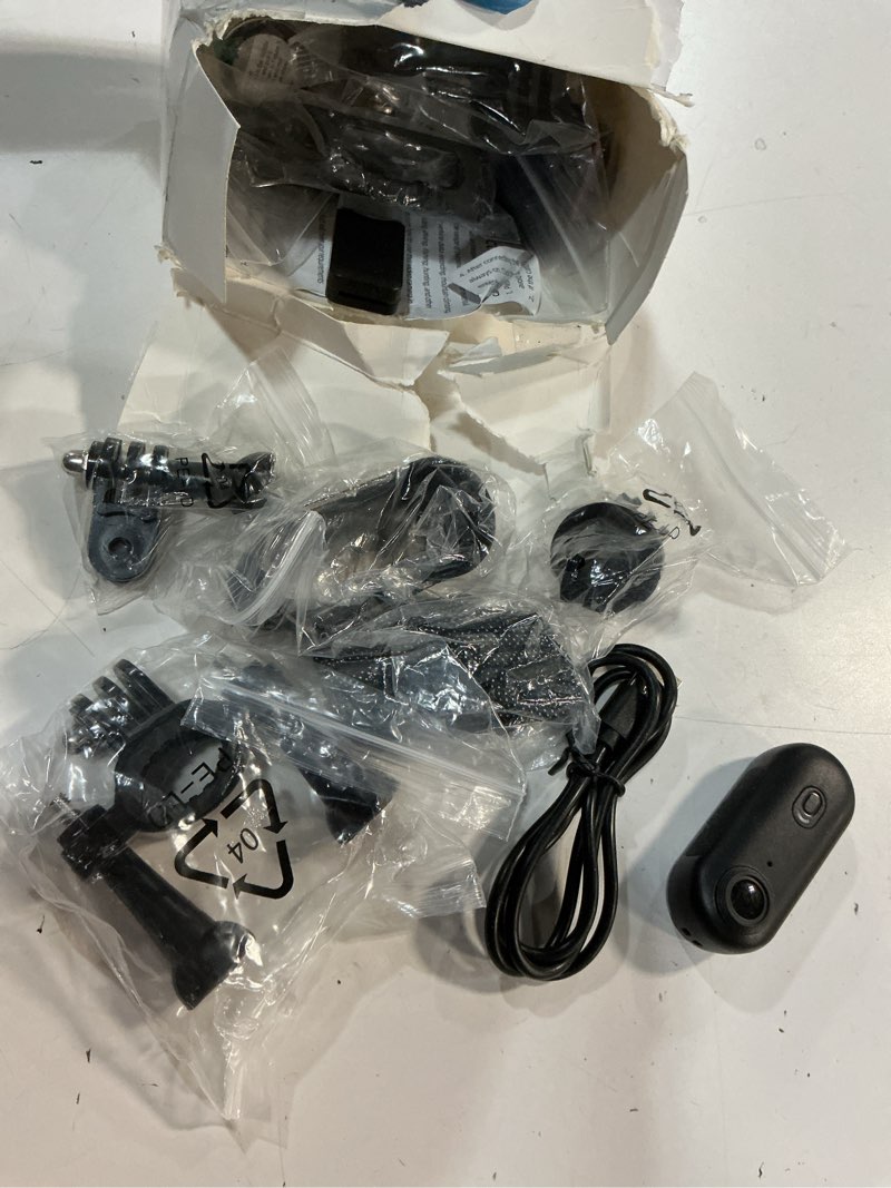 Condition photo showing Good Condition for asdanalili 4k action camera, 64gb wearable sports camera with waterproof case, magnetic clip, and quick-mount accessories, small body cam for cycling, diving, travel, and outdoor adventures?4k-64g?