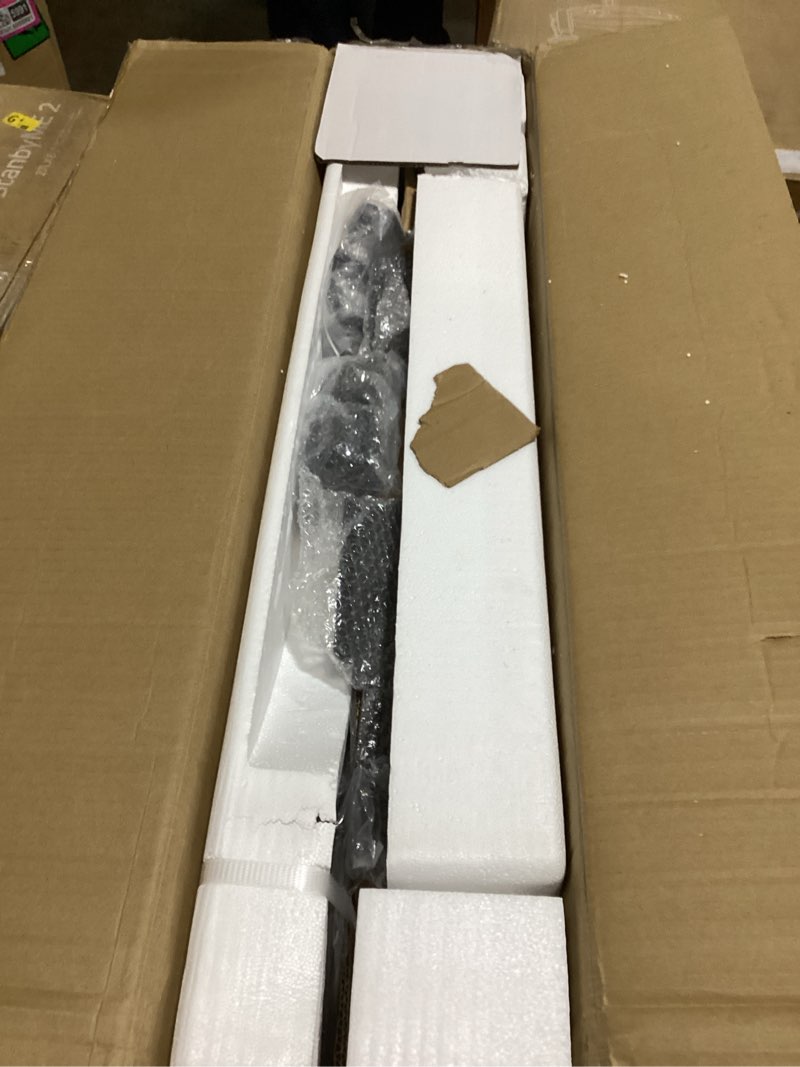 Condition photo showing Good Condition for Solo Stove 52.6 Inch Fire Pit Surround Tabletop - Portable Protective Barrier for Wood Burning Fire Pits for Safety & Extra Space - Powder-Coated Steel and UV-Resistant Outdoor Fabric, Black Large (20.5x52.6)