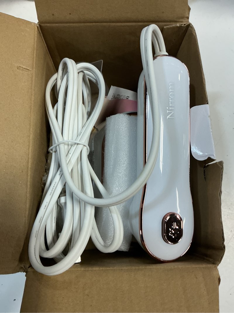 Condition photo showing Good Condition for iron steamer for clothes, travel garment steamer with 180° rotatable handle, 20s fast heat-up portable steamer for travel & home, 970w dry & wet ironing machine for different fabrics, white