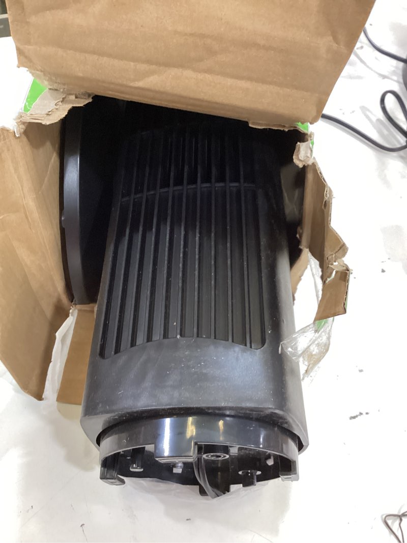 Condition photo showing As Is for holmes 29" manual tower oscillating fan with clean breeze