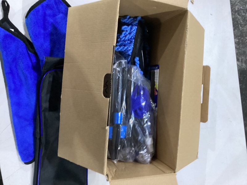 Condition photo showing New/Like New for viewsun car cleaning kit, car interior detailing kit with high power handheld vacuum, detailing brush set, windshield cleaner, cleaning gel, complete auto accessories for men, women