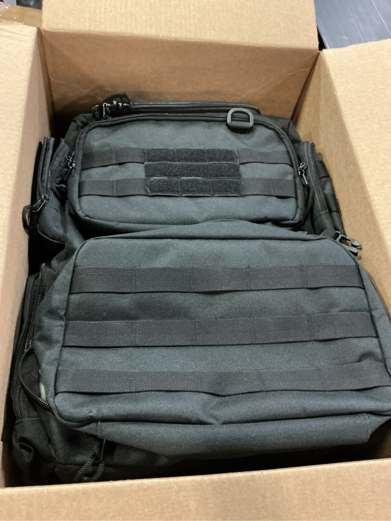 Condition photo showing Good Condition for dsleaf tactical pistol backpack with 3 pistol cases for 6 handguns, gun backpack with 13x magazine slots for shooting and hunting black