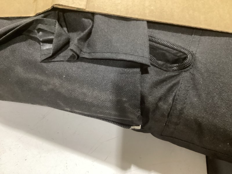 Condition photo showing Good Condition for Alpcour Folding Stadium Seat – 25-inch Extra Wide Padded Adults Camping Reclining Waterproof Bleacher Chair – Best Ultra Extra Thick Lightweight Back Support Cushion Seats for Bleachers w/Arm Rest Black