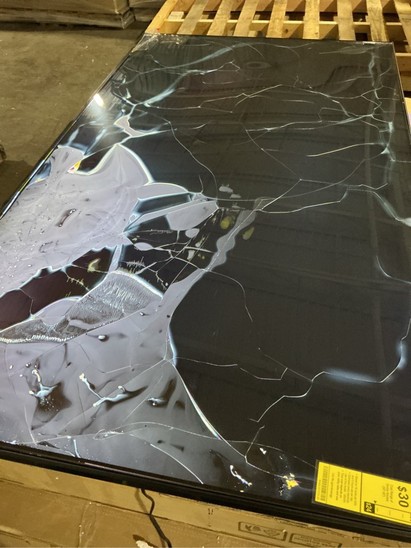 Condition photo showing As Is for screen damaged samsung 55-inch class qled q7f series samsung vision ai smart tv (2025 model, 55q7f) quantum hdr, object tracking sound lite, q4 ai gen1 processor, 4k upscaling, gaming hub, alexa built-in