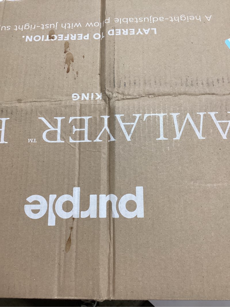 Purple DreamLayer Pillow - King Size, Multi-Layered GelFlex Grid & MicroAir Foam for Support & Press