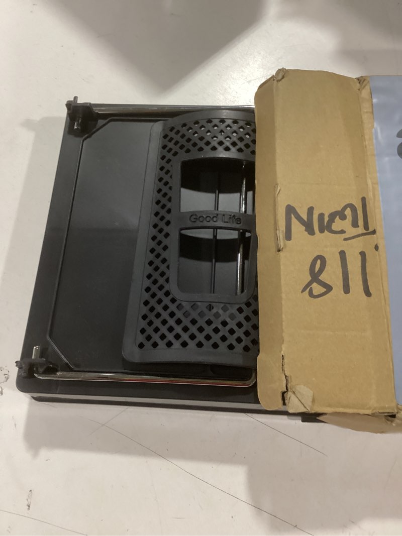 Condition photo showing Good Condition for Coffee Cup Holder Organizer Unbreakable 2-IN-1 Paper Cup and Lid Holder with Straw Organizer Adjustable Paper Cup Holder for Countertop Coffee Station Bar Restaurant Breakroom Kitchen Office