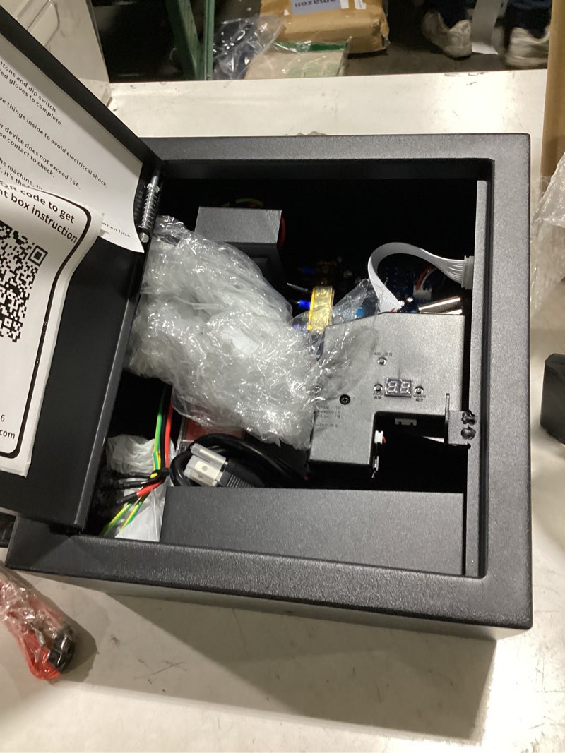 Condition photo showing Good Condition for sintron st-002 110v coin operated timer control power box for electronic device vending machine, gaming machines, massage chairs, shoe polishers, washing machines, chargers, dryers, auto car wash, pcs 3 prong 110v ac