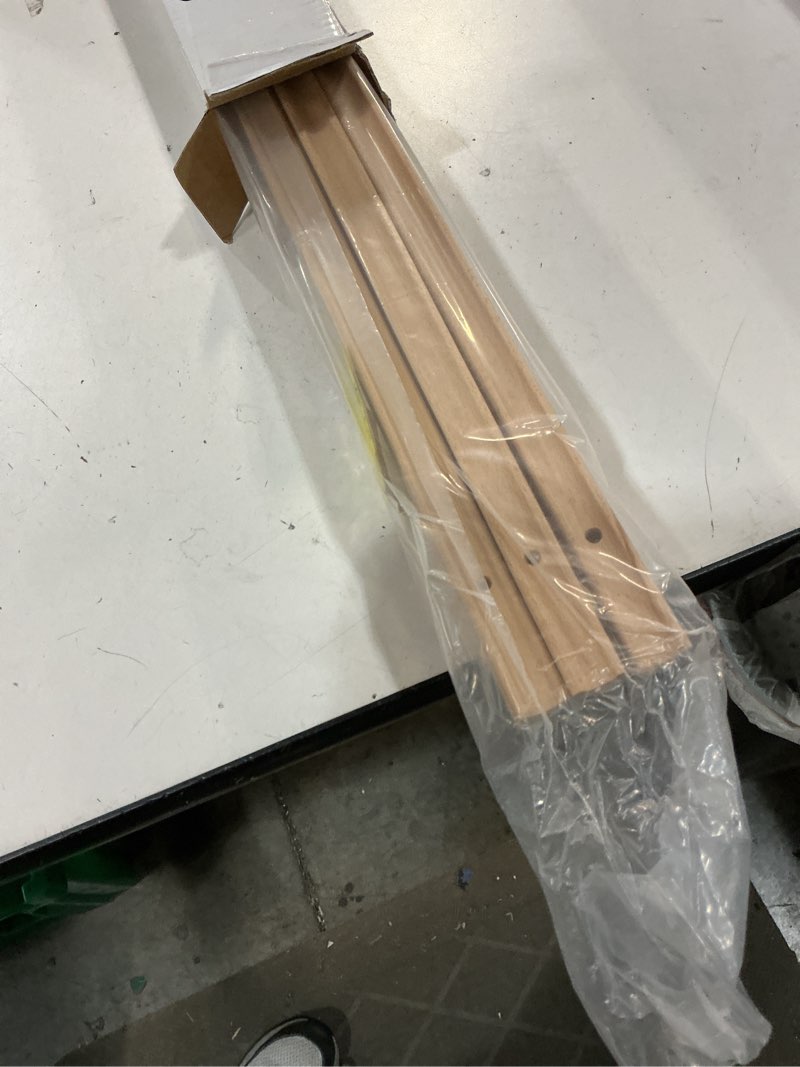 Condition photo showing Good Condition for meeden wood easel stand for display: wooden display tripod stand for posters pictures paintings - wedding decor holder for welcome sign natural color