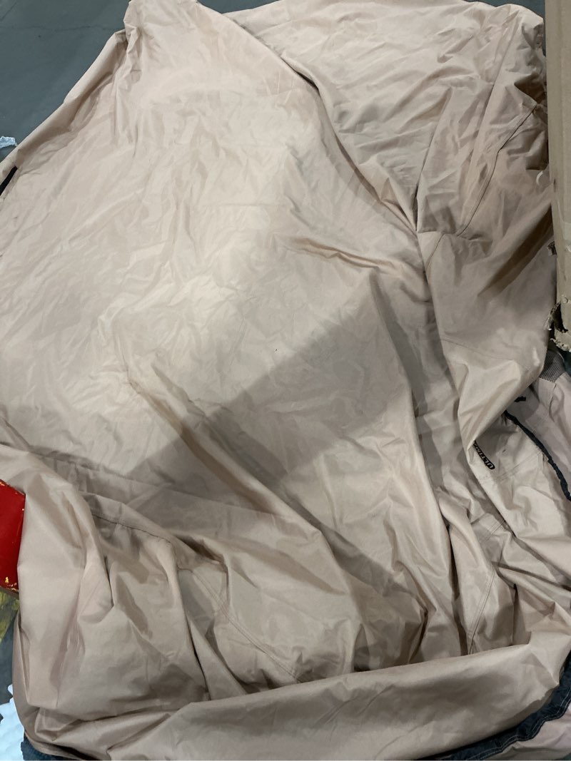 Condition photo showing As Is for ultcover waterproof 600d polyester square hot tub cover outdoor spa covers 85 x 85 inch 85"(l)x85"(w)x20"(h) brown